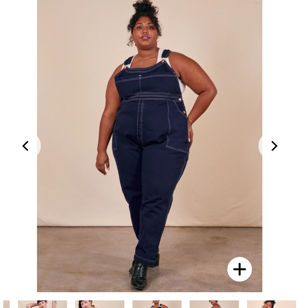 Big Bud press original overalls navy blue